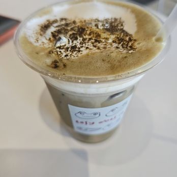 Easy Does It - Iced Hojicha oat cloud latte - Coffee & Tea Near Me - San Diego, California
