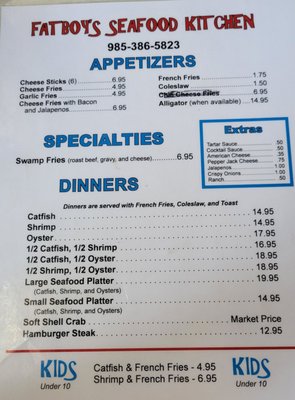 Menu photo 3 Fat Boy's Seafood Kitchen Ponchatoula, LA Menu photo 3 Fat Boy's Seafood Kitchen Ponchatoula, LA