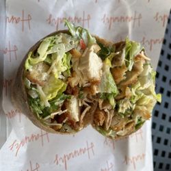 Hannah's Cafe - Chicken Caesar Wrap (added tomato)