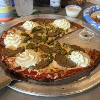 ORIGIN - Cauliflower with ricotta jalapeño and sausage (If I remember correctly) - Chicken Wings Near Me - Sarasota, Florida ORIGIN - Cauliflower with ricotta jalapeño and sausage (If I remember correctly) - Chicken Wings Near Me - Sarasota, Florida