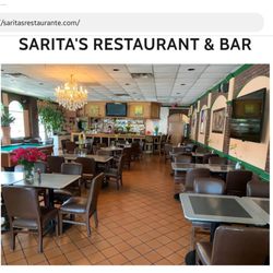 Sarita's Restaurant - Picture inside showing bar.