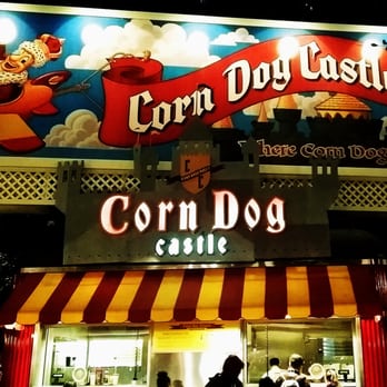 Corn Dog Castle - you don't need a fast pass for this.  best castle ever. - Hot Dogs Near Me - Anaheim, California