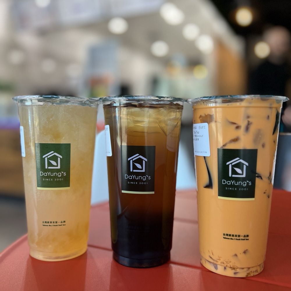 DaYung's Tea - Deer Valley - Wintermelon Tea, Pink Beauty, and Thai Tea w/Grass Jelly & Coconut Jelly. - Bubble Tea Near Me - Phoenix, Arizona