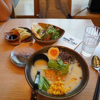 Momo Toko - The gyoza has a good flavor. The ramen soup is not so salty and oily. - Ramen Near Me - Helsinki