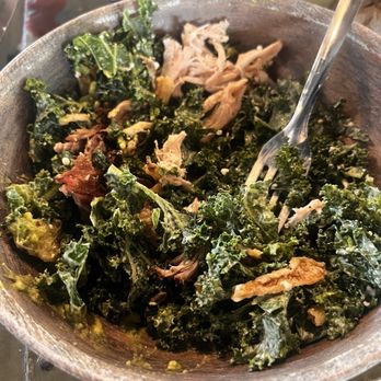 Kitchens Corner bbq - Kale salad w/carnitas added - Pop-Up Restaurants Near Me - Compton, California