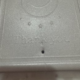Metal ball that was inside my beef ribs. Metal ball that was inside my beef ribs.
