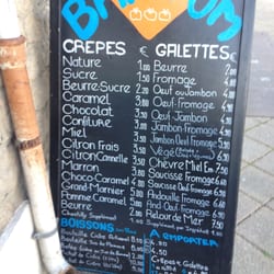 Crêperie Barapom La Baule - Menu