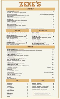 Menu photo 2 Zeke's Kitchen & Bar Smyrna, GA Menu photo 2 Zeke's Kitchen & Bar Smyrna, GA
