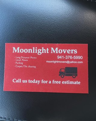 MOONLIGHT MOVERS - Updated October 2024 - Request a Quote - Bradenton