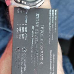 Jewelry Repair & Stone Cutting - Now I'm able to wear it again! I wasn't sure it could be repaired, and was looking at either buying a new band or a new watch!