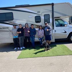 RV Help You Sell/ShareMyCoach - The staff (Nathan, Patrick, Frederico and Marcy) at Help You Sell and myself on the right.
