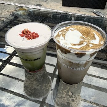 Memorylook - Strawberry Matcha MT & Brown Sugar Hojicha Einspanner - Coffee & Tea Near Me - Los Angeles, California Memorylook - Strawberry Matcha MT & Brown Sugar Hojicha Einspanner - Coffee & Tea Near Me - Los Angeles, California