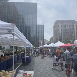 Big Kyle BBQ - Farmer's Market. Kyle's is near the end closer to the Pentagon.
