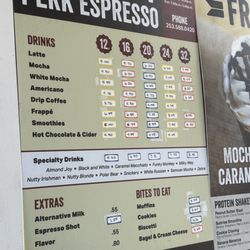Lake City Perk Espresso - Menu