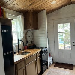Kitchenette in the tiny house.
