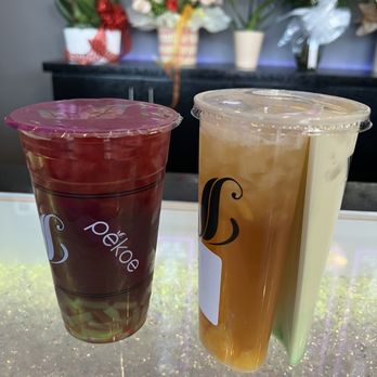 Pekoe - Jolly Rancher & Split Cup:Life's a peach & Yungy Mungy - Bubble Tea Near Me - Fairfax, Virginia