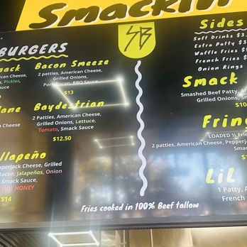 Smack Burgers - Menu - Burgers Near Me - San Leandro, California Smack Burgers - Menu - Burgers Near Me - San Leandro, California