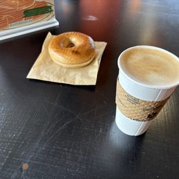 Latte And Bagel Latte And Bagel