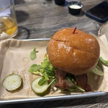 The Neighborhood Grill - Blue burger - Burgers Near Me - Santa Barbara, California The Neighborhood Grill - Blue burger - Burgers Near Me - Santa Barbara, California