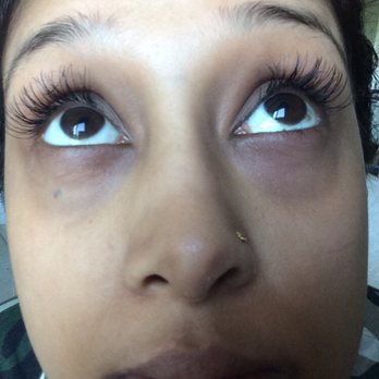 Lash Studio By Elle - My eyelashes are naturally long, length is nice but for my lashes, I needed more thickness. Day 9. Ignore my dark eye circles! - Eyelash Service Near Me - Henrico, Virginia