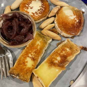 Marina Ventura - Fried cheese and caramelized/pickled onion. - Arroceria / Paella Near Me - Madrid, M
