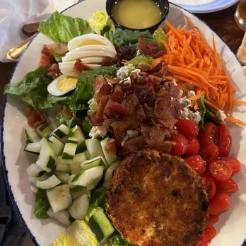 Old Glory Kitchen + Spirits - Classic Cobb with $ side crabcake - Pizza Near Me - Keyport, New Jersey