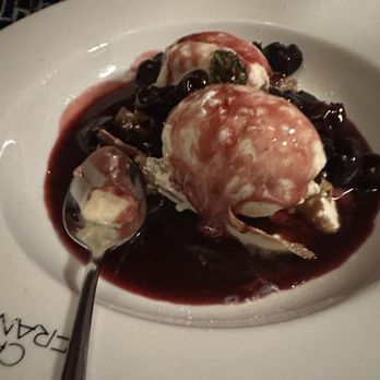 Chez Francois Restaurant - Cherries and ice cream - French Near Me - Vermilion, Ohio Chez Francois Restaurant - Cherries and ice cream - French Near Me - Vermilion, Ohio