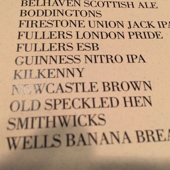The Olde Ship - A small list of ales - British Near Me - Fullerton, California The Olde Ship - A small list of ales - British Near Me - Fullerton, California