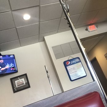 Mihm's Charcoal Grill - Booths with coat hanger poles - Burgers Near Me - Menasha, Wisconsin