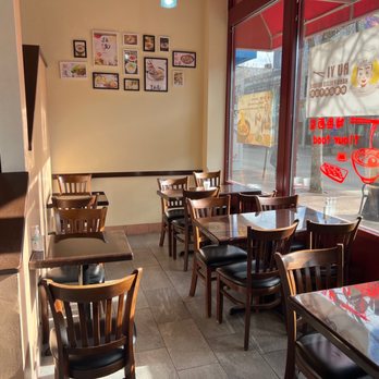 Ruyi Hand Pulled Noodle - tables and chairs in a restaurant - Chinese Near Me - Madison, Wisconsin Ruyi Hand Pulled Noodle - tables and chairs in a restaurant - Chinese Near Me - Madison, Wisconsin
