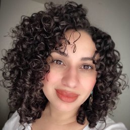 Before my curly cut