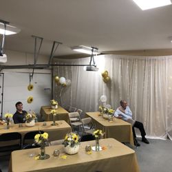 Authement Retirement Community - The garage turned into an event hall