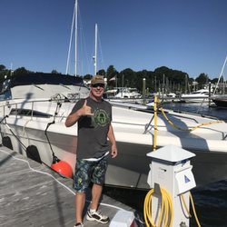 Newport Yacht Adventures - That is a lot of boat to wash and wax