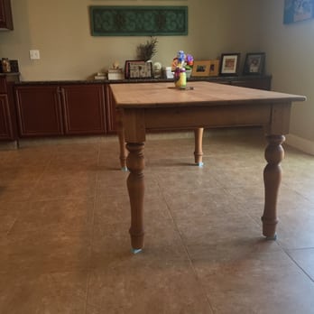 Advance Carpet and Upholstery Cleaning - Kitchen tile and grout cleaned! - Carpet Cleaning Near Me