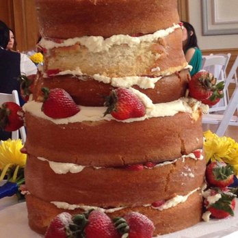 Corina Bakery - What we got. The ugliest cake. Looks like they put pound cake on top of each other and threw strawberries at it. Disgusting. - Bakeries Near Me - Tacoma, Washington