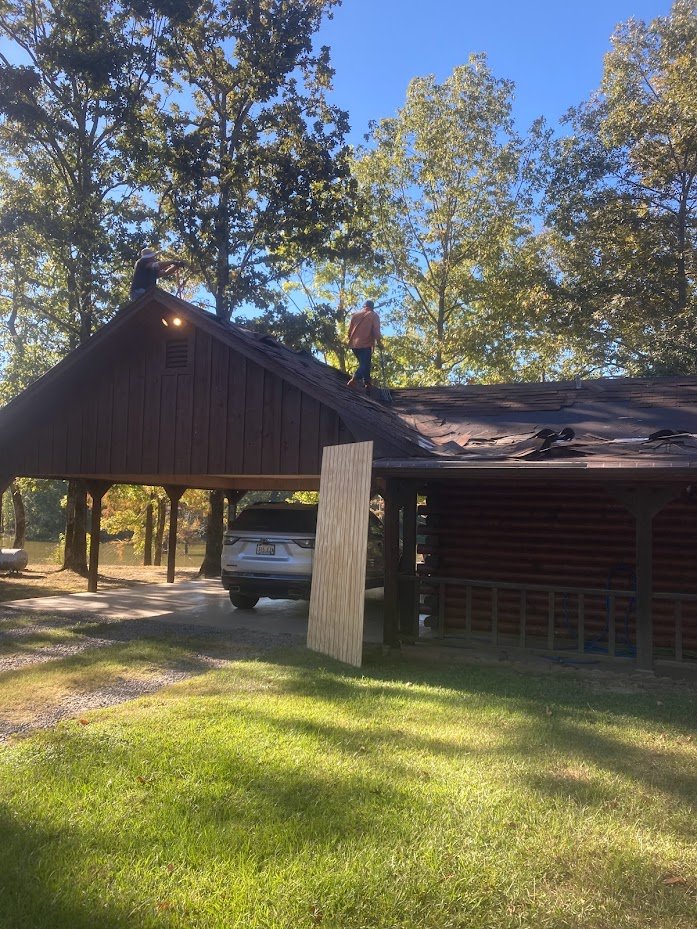 Slide of D B roofing