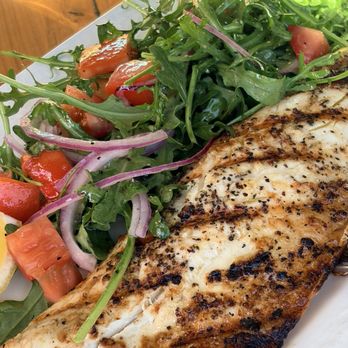 Calamari Bistro & Bar - Char-grilled Branzino - Mediterranean Near Me - Livermore, California