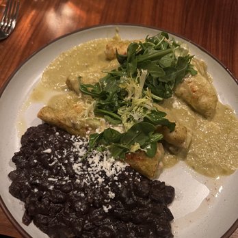 Leña Brava - Green Chile Chicken Enchiladas - Seafood Near Me - Chicago, Illinois