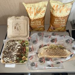 Osmow's Shawarma - 7/10/24 - Poulet SH OZBOX w. Fattoush Salad, Extra Poulet (5 oz.) & Stix | Shawarma Au Poulet Wrap Combo
