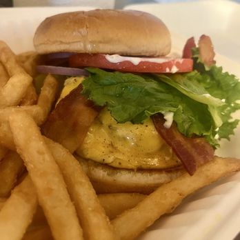 Hops Burger Bar - The Hops Classic Burger - Burgers Near Me - Greensboro, North Carolina