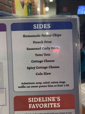 Menu photo 3 Sidelines Tavern & Grill Chandler, AZ Menu photo 3 Sidelines Tavern & Grill Chandler, AZ