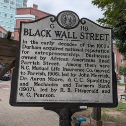 Black Wall Street - Black Wall Street Historical Marker, Durham
