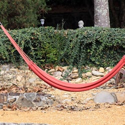 Riverside hammock perfect for a lazy afternoon