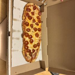 Mazza's - First glance at our large pepperoni