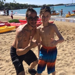Wesley and our 10 year old son after the dive! Wesley and our 10 year old son after the dive!