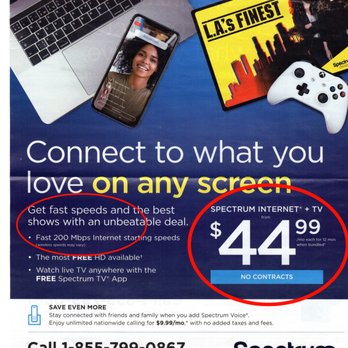 Spectrum - THE BAIT AND SWITCH FLIER - Internet Service Providers Near Me - Los Angeles, California Spectrum - THE BAIT AND SWITCH FLIER - Internet Service Providers Near Me - Los Angeles, California