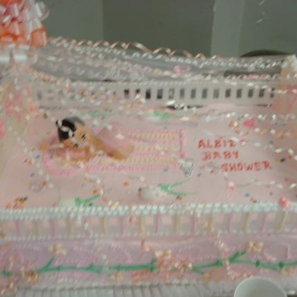 Santo Domingo Bakery - Sister's baby shower cake they made - Bakeries Near Me - New York, New York Santo Domingo Bakery - Sister's baby shower cake they made - Bakeries Near Me - New York, New York