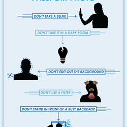 Connecticut Passport Agency - What Not To Do when taking a passport photo