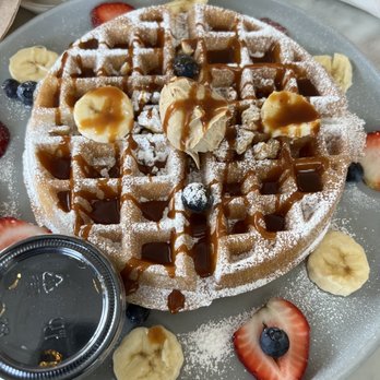 Everyday Eatery - Espresso Mascarpone Waffle - Cafes Near Me - Irvine, California