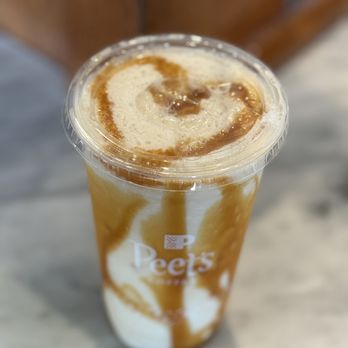 Peet's Coffee - Love the heart on my frape - Coffee & Tea Near Me - Pleasanton, California